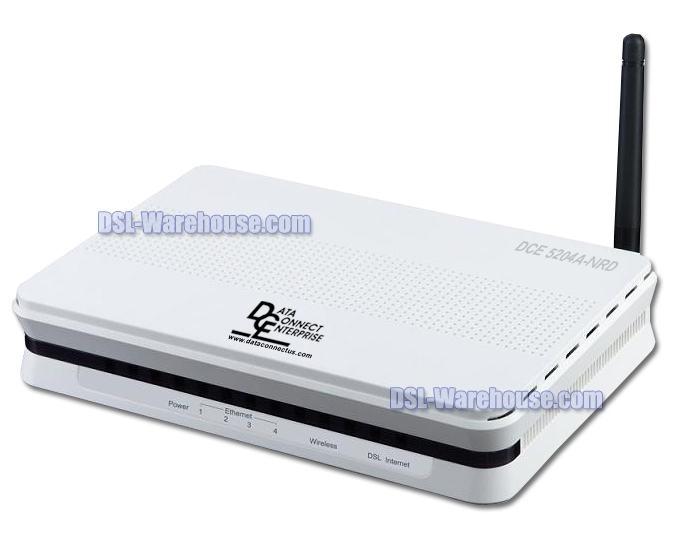 DCE 5204A-NRD ADSL2 ADSL2+ 4-Port Wireless N Modem Router Gateway
