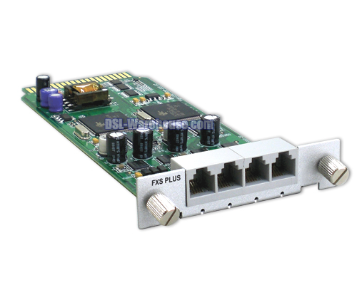 DrayTek 4 Port FXS Plus Module Card
