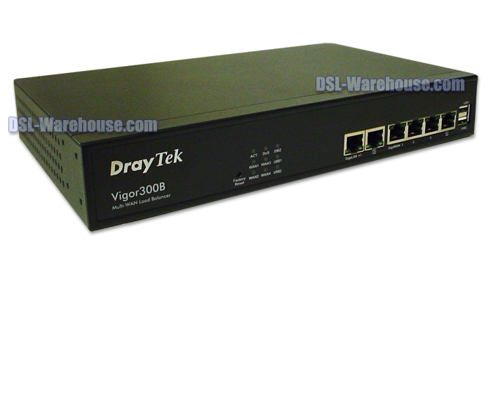 DrayTek Vigor 300B Quad WAN Load Balancing Router with Failover & VPN