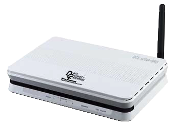 DATA CONNECT 5204A-GRD 4-PORT WIRELESS ADSL2+ WIRELESS G ROUTER DEVICE