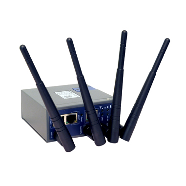 Data Connect Industrial Cell Router, 300 Meters, 802.11AC, 4G Network, 2-GIGE, 1-RS232, 1-WAN & 3 I/0 Ports