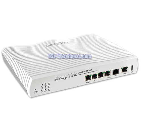 Draytek Vigor 2820 ADSL 2/2+ Modem/Router Security Firewall