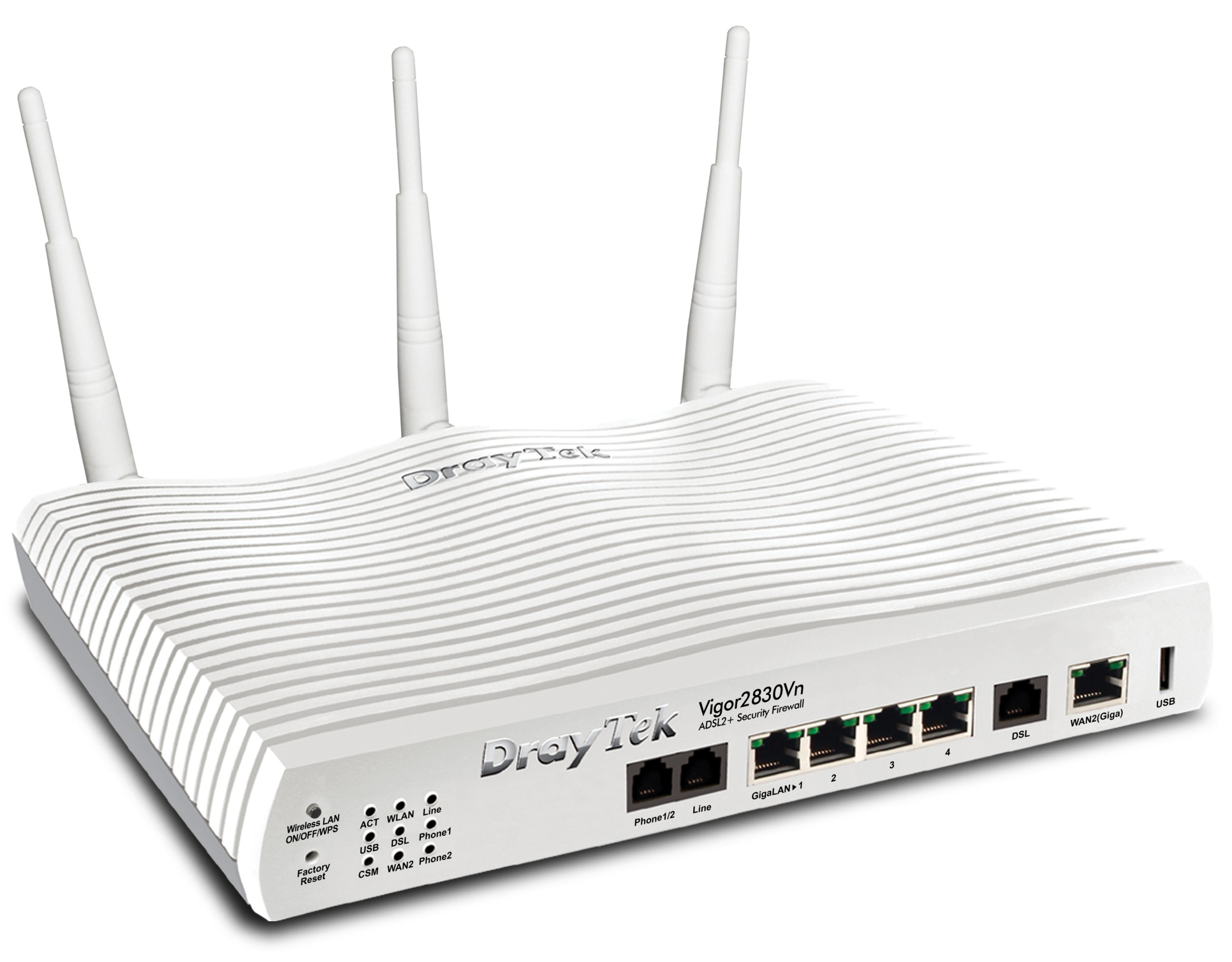 DrayTek Vigor 2830n_V2 Wireless Gigabit LAN WAN ADSL2+ Firewall